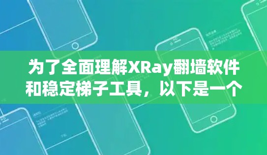 为了全面理解XRay<strong>翻墙软件</strong>和稳定梯子工具，以下是一个分步的总结，涵盖它们的主要方面