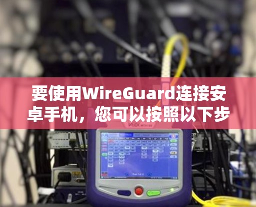 要使用WireGuard连接安卓手机，您可以按照以下步骤进行操作