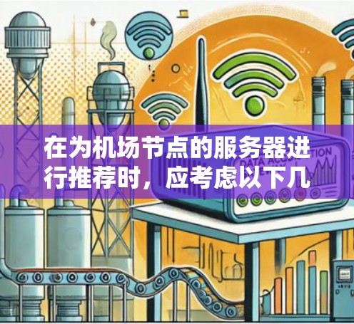 在为机场节点的服务器进行推荐时,应考虑以下几个关键因素