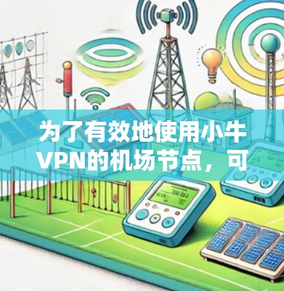 为了有效地使用小牛VPN的机场节点，可以按照以下步骤进行操作