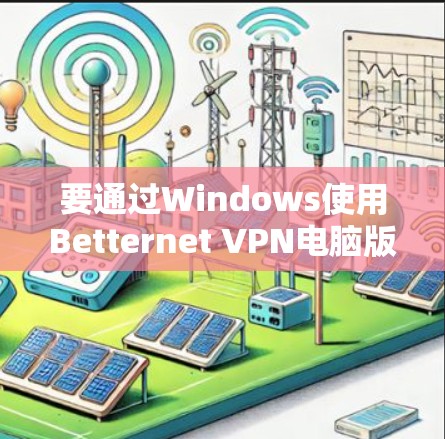要通过Windows使用Betternet VPN电脑版连接VPN，可以按照以下步骤操作