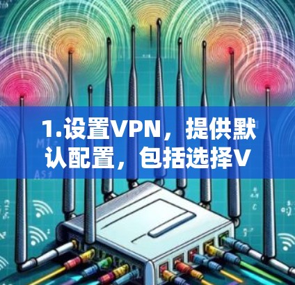 1.设置VPN，提供默认配置，包括选择VPN类型、加密方式和隐私保护等级