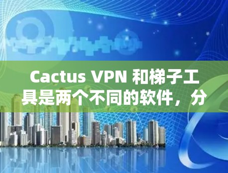 Cactus VPN 和<strong>梯子</strong>工具是两个不同的软件，分别服务于不同的用户群体。以下是它们的区别、特点和适用场景的详细比较