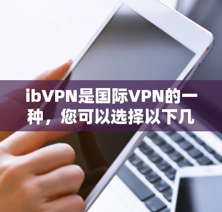 ibVPN是国际VPN的一种,您可以选择以下几种版本