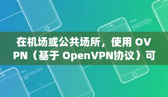 在机场或公共场所，使用 OVPN（基于 OpenVPN协议）可以为用户提供安全、便捷的VPN连接。以下是关于 OVPN机场节点和高速线路的一些关键信息和建议