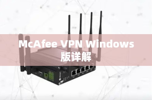 McAfee VPN Windows版详解