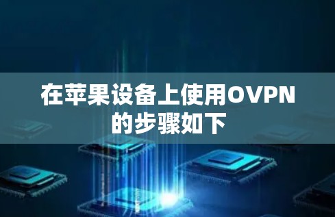 在苹果设备上使用OVPN的步骤如下