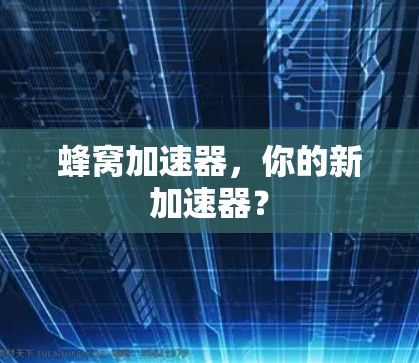 蜂窝加速器，你的新加速器？