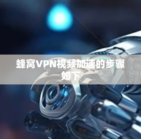 蜂窝VPN视频加速的步骤如下